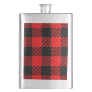 Cantil Buffalo Check Red and Black Lumberjack Xadrez Deco