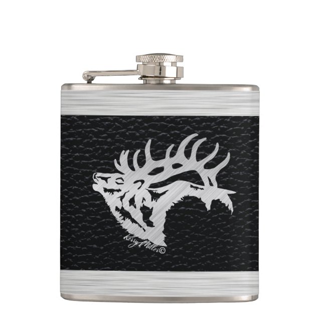 Cantil Bull Elk Flask (Frente)