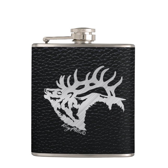 Cantil Bull Elk Flask (Frente)