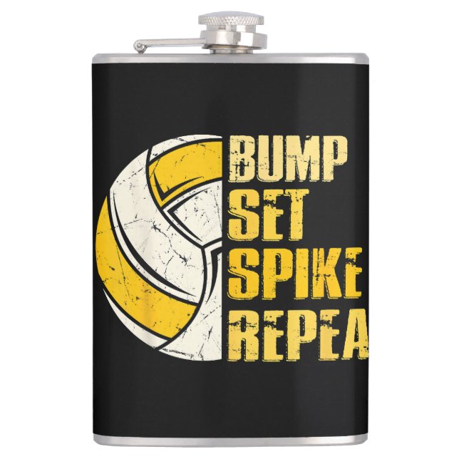 Cantil Bump Set Spike Repete Voleibol Engraçado (Frente)