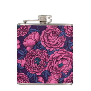 Cantil Buquê de pedônia rosa