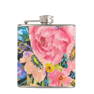 Cantil Buquê Floral Rosa