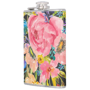 Cantil Buquê Floral Rosa