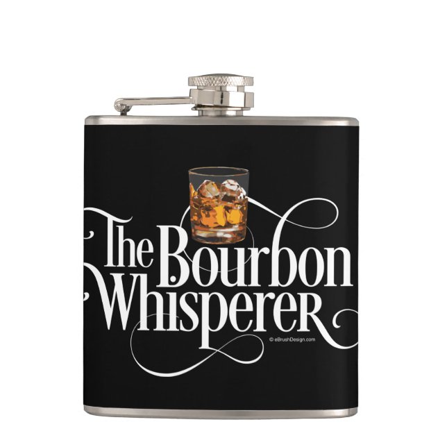 Cantil Burbon Whisperer Hip Flask (Frente)