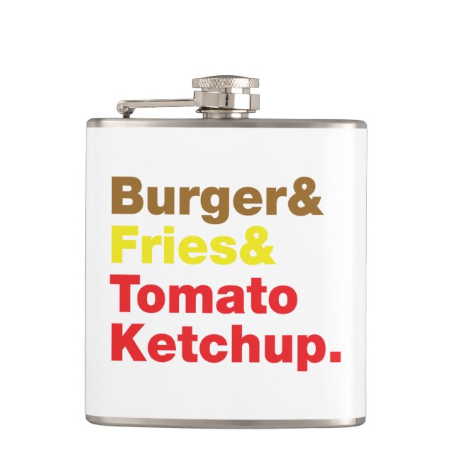 Cantil Burger & Fries & Tomato Ketchup. (Frente)