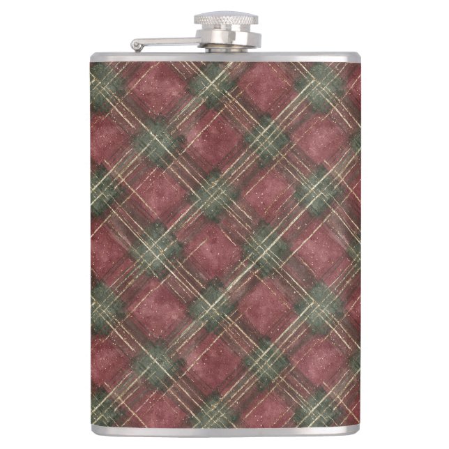 Cantil Burgundy Red Green Plaid (Frente)