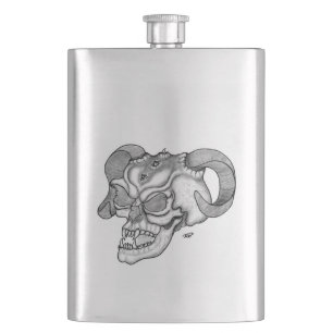 Cantil Cabeça do Demônio Negro e Design Branco