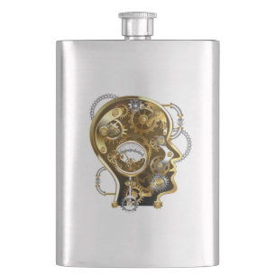 Cantil Cabeça steampunk com manômetro