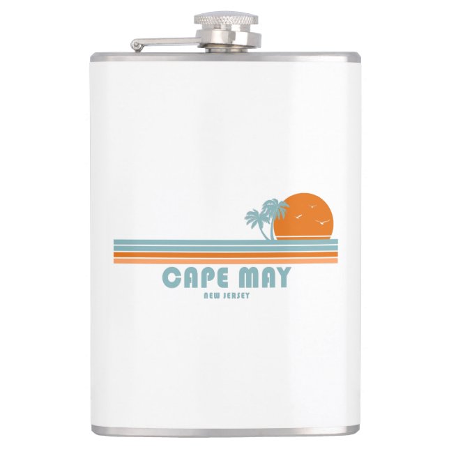 Cantil Cabo May New Jersey Sun Palm Trees (Frente)