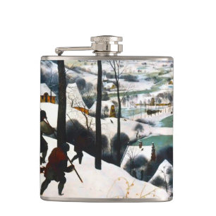 Cantil Caçadores na Paisagem da Neve Pieter Bruegel