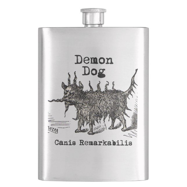 Cantil Cachorro Demônio Vintage Engraçado Fofo (Frente)