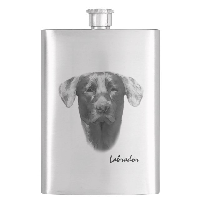 Cantil Cachorro Labrador personalizável (Frente)