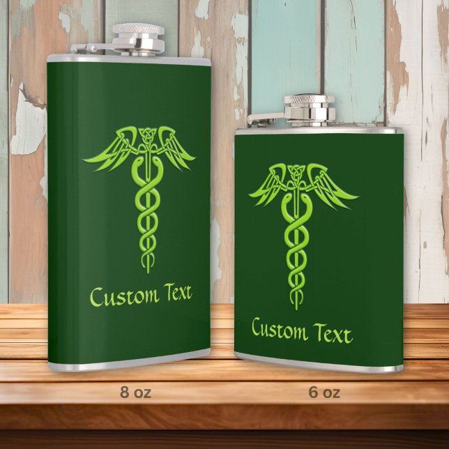 Cantil Caduceu Nó Celta Verde (Criador carregado)