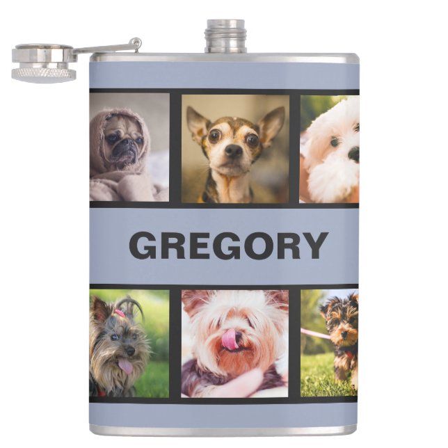 Cantil Cães bonitos OU SUA garrafa do costume das FOTOS (Aberto)