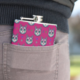 Cantil Calavera Cat Art Pattern