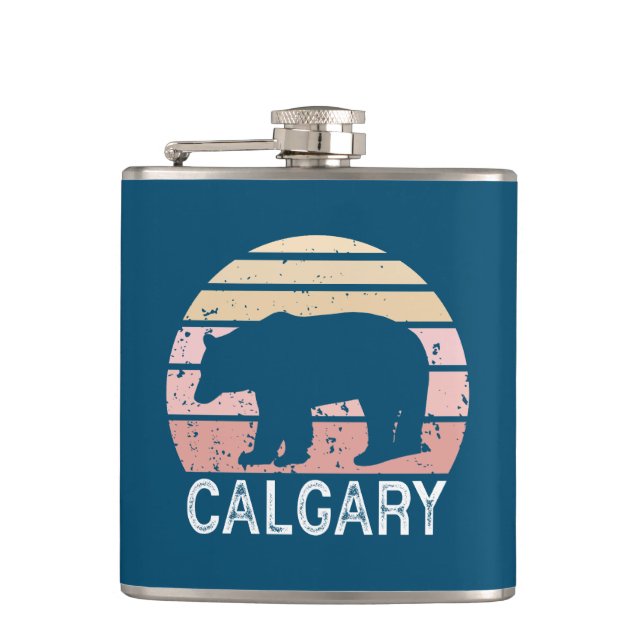 Cantil Calgary Alberta Retro Bear (Frente)