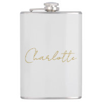 Caligrafia Dourada Cor Cinza Personalizada Edição 