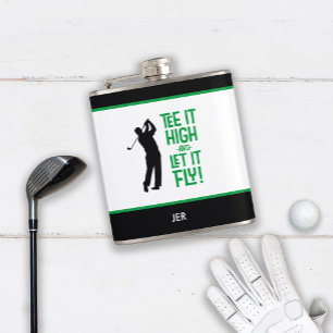 Cantil Camiseta de Golfe Esportes Humor Fofo Citação Pret