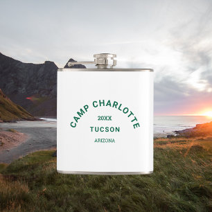 Cantil Camp Theme Forest Green Crest Bachelorette