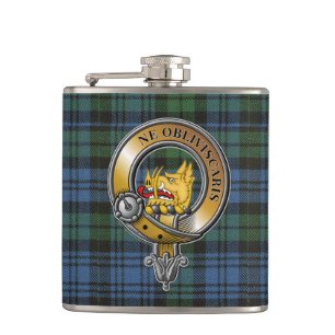 Cantil Campbell Tartan & Crachá