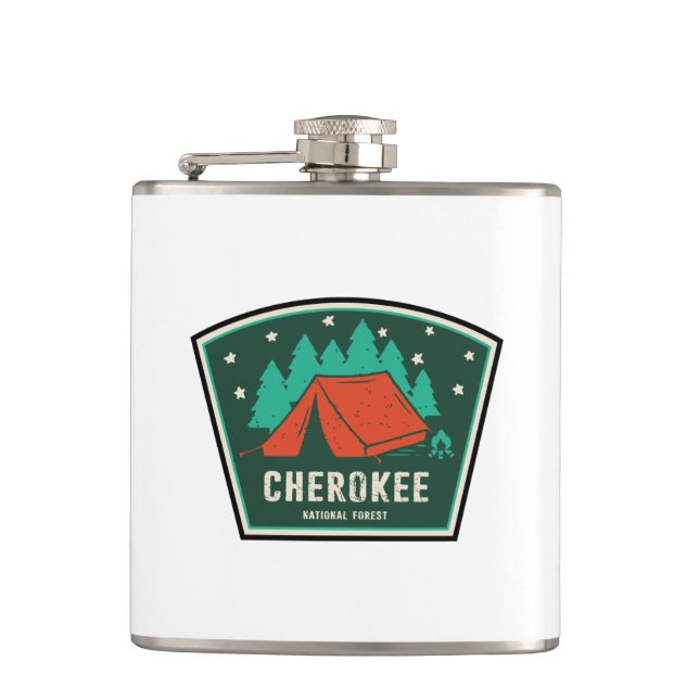 Cantil Camping nacional das florestas de Cherokee (Frente)