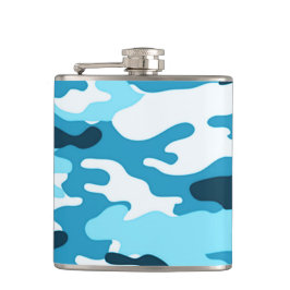 Cantil Camuflagem azul| Frasco de Vinilo