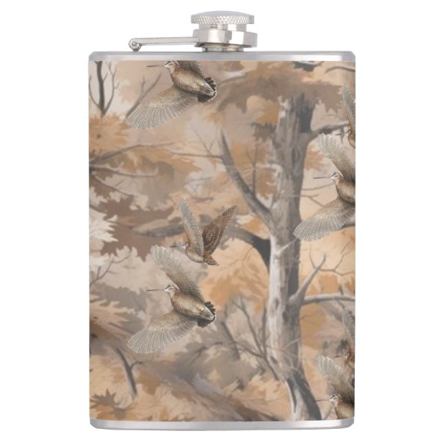 Cantil Camuflagem Florestal com Galinhola  (Frente)
