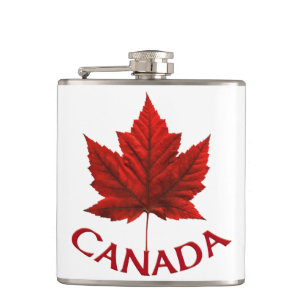 Cantil Canadá Souvenir Flask Canada Flag Drink Flask Gift