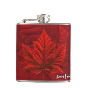 Cantil Canadá Souvenir Flask Canada Flag Drink Flask Gift