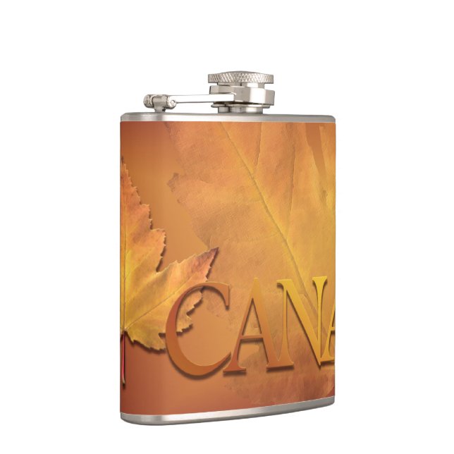 Cantil Canadá Souvenir Flask Canada Flag Drink Flask Gift (Direita)