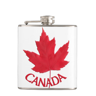 Cantil Canadá Souvenir Flask Canada Flag Drink Flask Gift