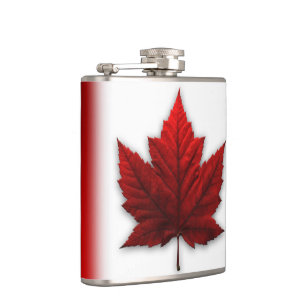 Cantil Canadá Souvenir Flask Canada Flag Flask