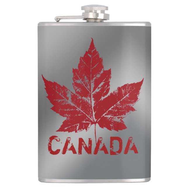 Cantil Canadá Souvenir Flask Custom Canada Beask (Frente)