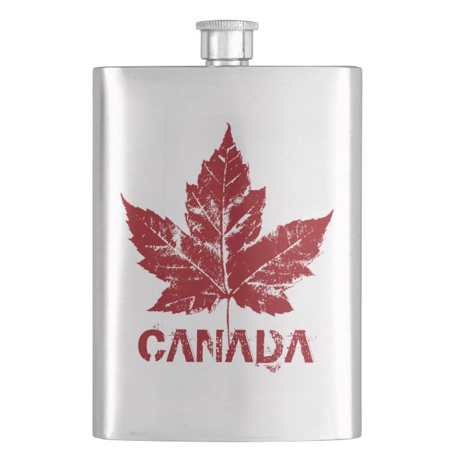 Cantil Canadá Souvenir Flask Custom Canada Beask (Frente)