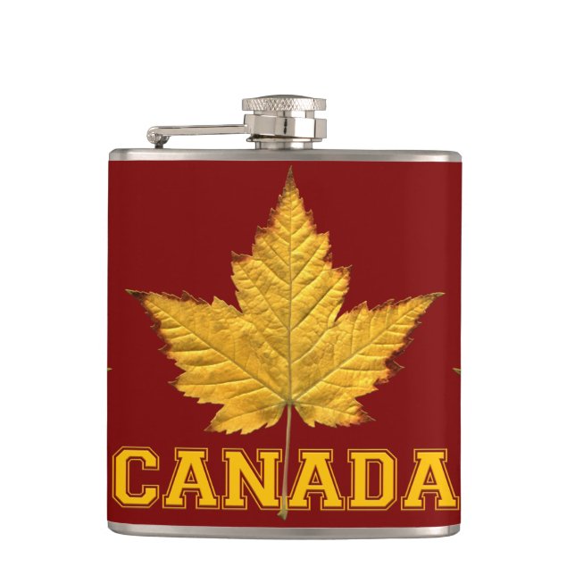 Cantil Canadá Souvenir Flask Custom Canada Beask (Frente)