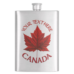 Cantil Canadá Souvenir Flask Custom Canada Drink Flask