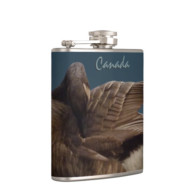 Cantil Canadá Souvenir Flask Custom Canada Goose Flask (Direita)