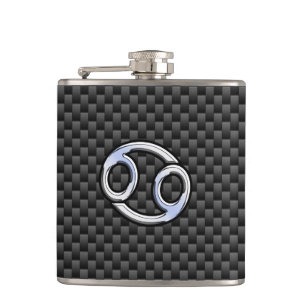 Cantil Cancer Símbolo Zodíaco Impressão de fibra de ca