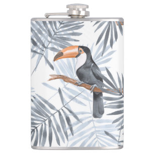 Cantil Canes e palmeiras. Cinza