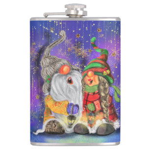 Cantil Cantando Gnomos do Casal do Presente de Natal