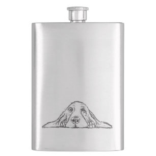 Cantil cão de caça preto-de-cão branco 