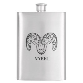 Cantil Capim/ovelha, tribal, preto e branco