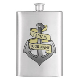 Cantil Capitão de navio customizável sua âncora conhecida