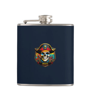 Cantil Capitão Flask Pirata