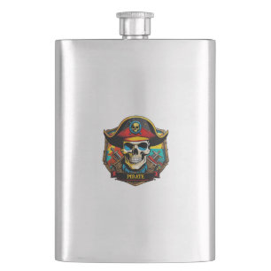 Cantil Capitão Flask Pirata