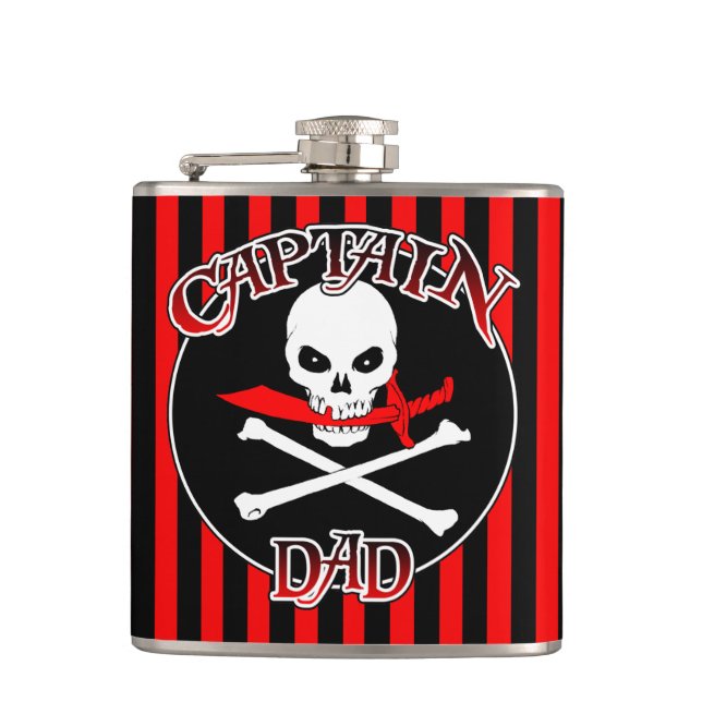 Cantil Capitão Pai Flask (Frente)