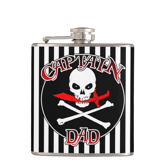 Cantil Capitão Pai Flask (Frente)