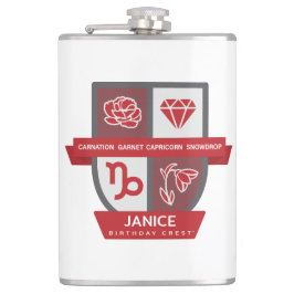 Cantil Capricorn Crest de Aniversário™ para 1 a 19 de Jan
