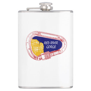 Cantil Carabineiro de subida do desfiladeiro vermelho