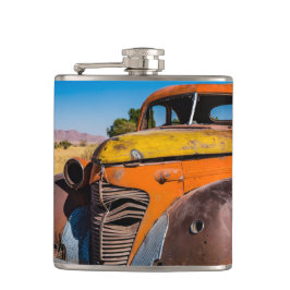 Cantil Carro antigo e abandonado em Solitaire, Namíbia